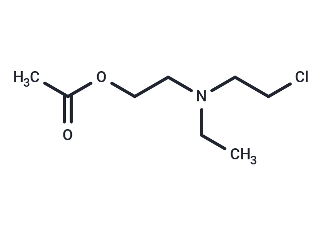 Acetylethylcholine mustard Chemical Structure