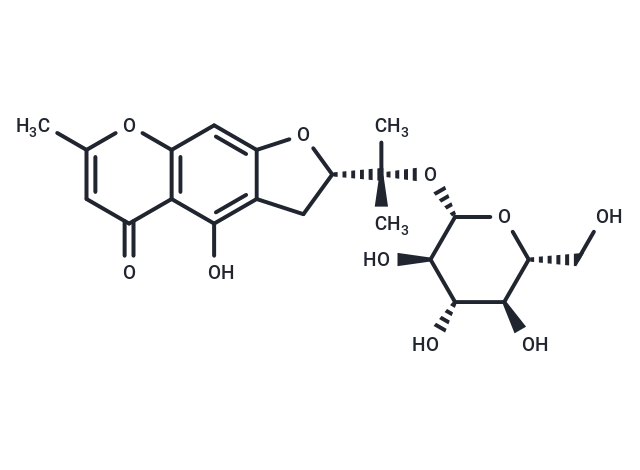 visamminol-3'-O- glucoside Chemical Structure