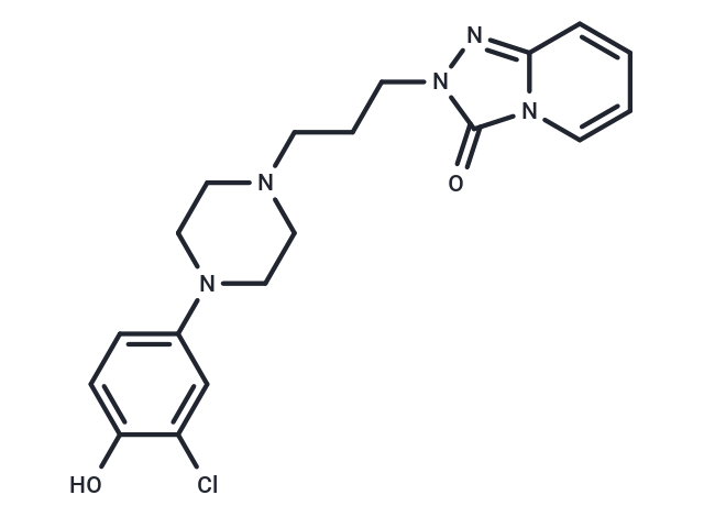 4’-hydroxy Trazodone Chemical Structure