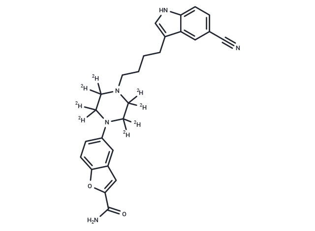 Vilazodone-d8 Chemical Structure