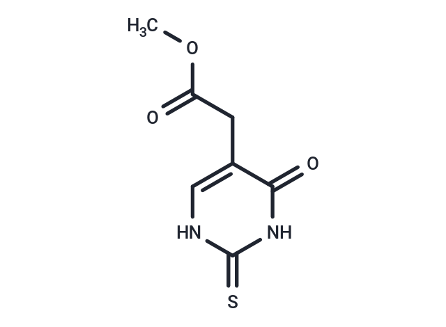 5-methyoxycarbonylmethyl 2-thiouracil Chemical Structure