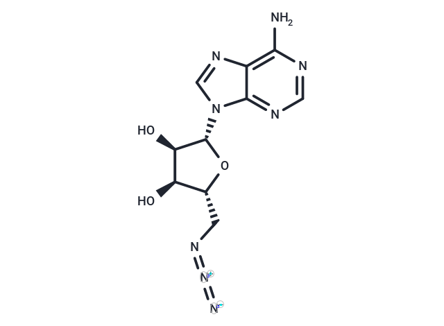 5’-Azido-5’-deoxyadenosine Chemical Structure