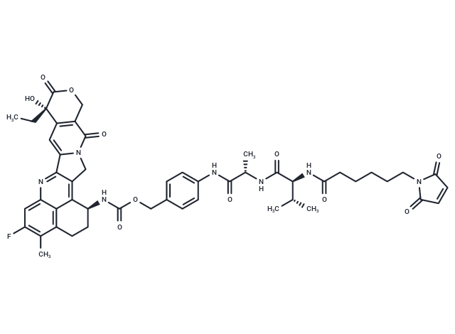 MC-VA-PAB-Exatecan Chemical Structure