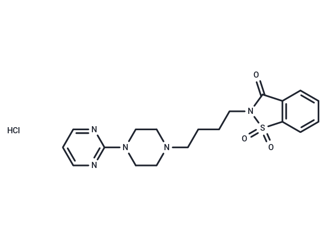 Ipsapirone hydrochloride Chemical Structure