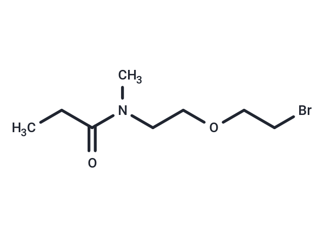 N-Ethyl-N-methylpropionamide-PEG1-Br Chemical Structure