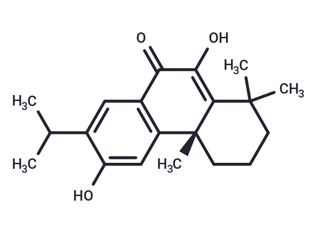 6-Hydroxy-5,6-dehydrosugiol Chemical Structure