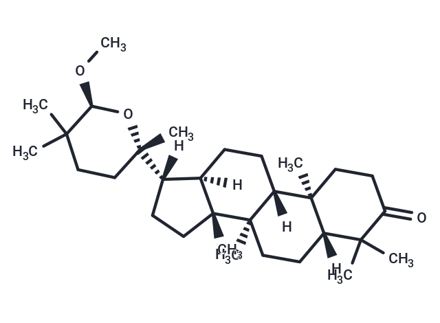 20,24-Epoxy-24-methoxy-23(24-25)abeo-dammaran-3-one Chemical Structure