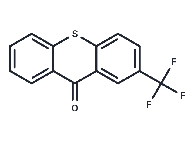 2-Trifluoromethyl thioxanthone Chemical Structure