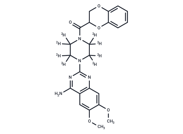 Doxazosin D8 Chemical Structure