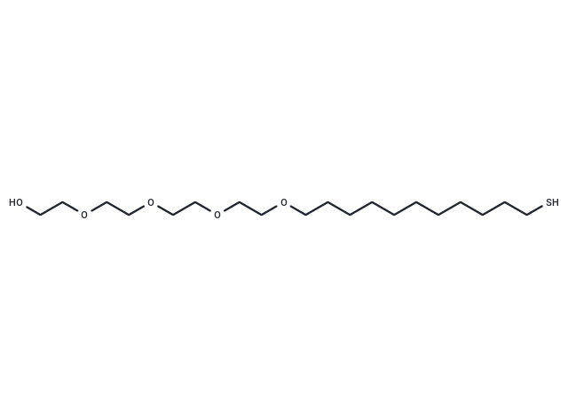 Thiol-C9-PEG5 Chemical Structure