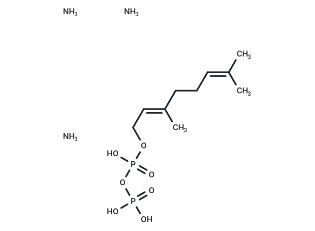 Geranyl pyrophosphate triammonium Chemical Structure