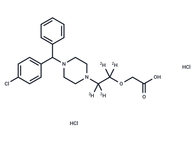 Cetirizine D4 dihydrochloride Chemical Structure