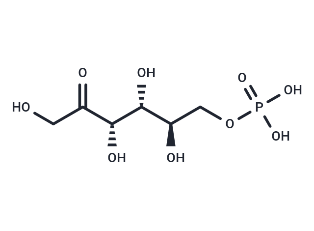 D-Fructose-6-phosphate Chemical Structure