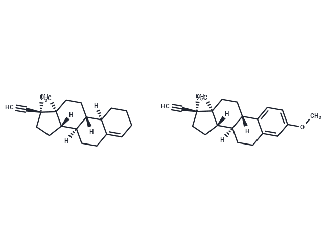 Lynestrenol mixture with mestranol Chemical Structure