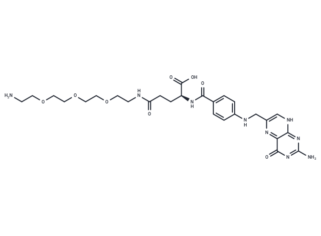 Folate-PEG3-amine Chemical Structure