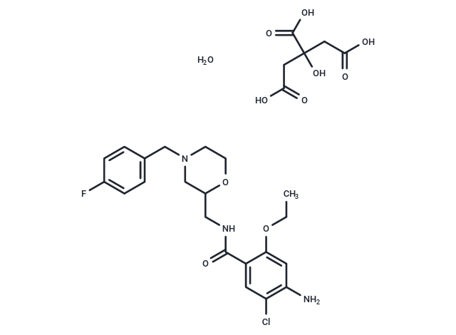 Mosapride citrate dihydrate Chemical Structure