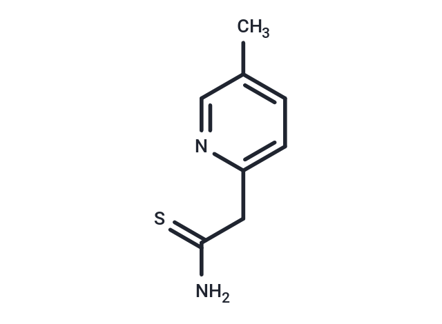2-Pyridineacetamide, 5-methylthio- Chemical Structure