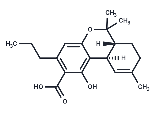 Delta-9-Tetrahydrocannabivarinic acid Chemical Structure