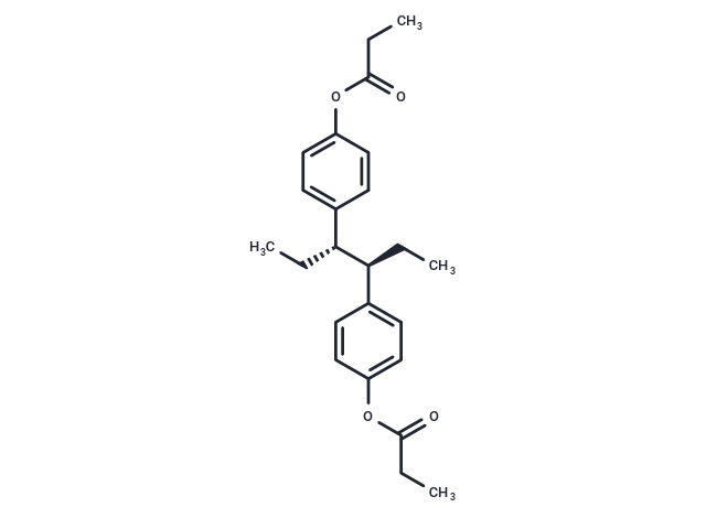 Hexestrol dipropionate Chemical Structure