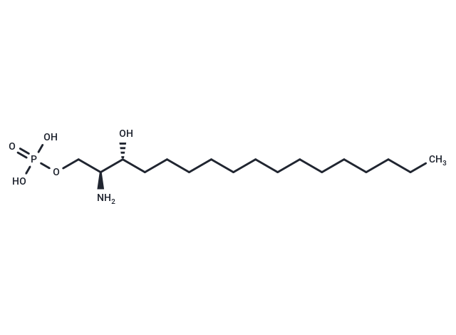 Sphinganine-1-phosphate (d17:0) Chemical Structure