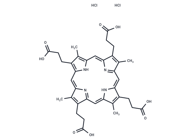 Coproporphyrin I dihydrochloride Chemical Structure