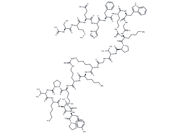 Acetyl-ACTH (3-24) (human, bovine, rat) Chemical Structure