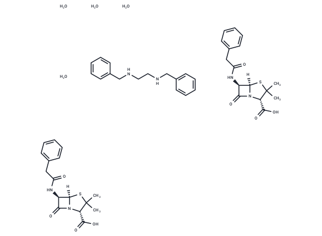 Penicillin G benzathine tetrahydrate Chemical Structure