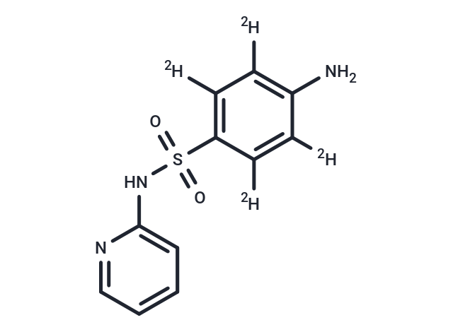 Sulfapyridine-d4 Chemical Structure
