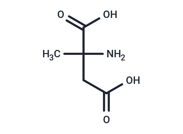 α-Methyl-DL-aspartic acid Chemical Structure