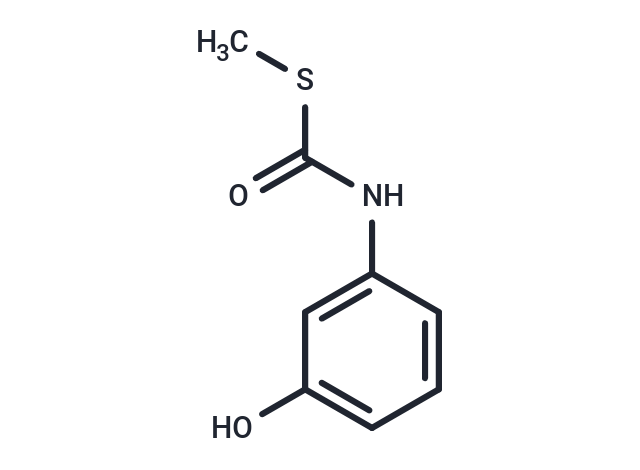Carbanilic acid, m-hydroxythio-, S-methyl ester Chemical Structure