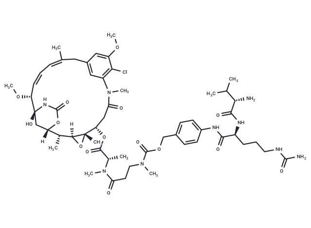 Val-Cit-amide-Cbz-N(Me)-Maytansine Chemical Structure