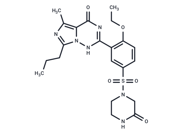 Vardenafil oxopiperazine Chemical Structure