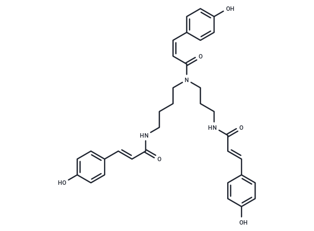 Safflospermidine A Chemical Structure