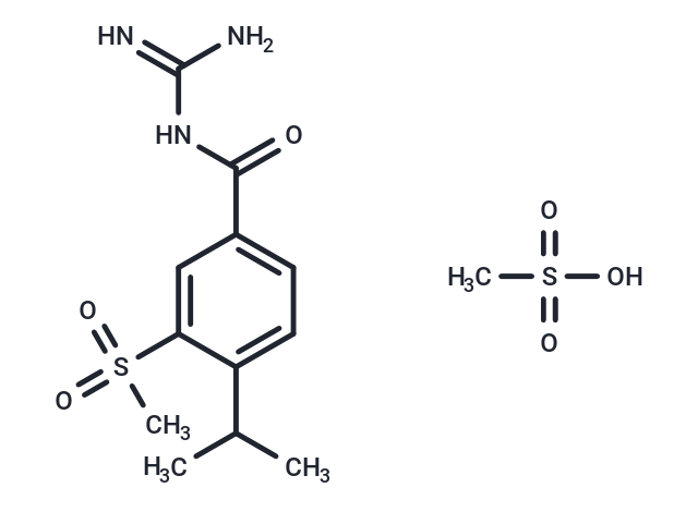 Cariporide Mesylate Chemical Structure