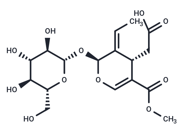 Oleoside 11-methyl ester Chemical Structure