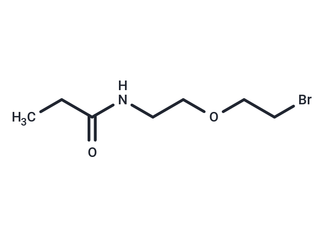 N-Ethylpropionamide-PEG1-Br Chemical Structure