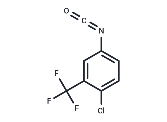 4-Chloro-3-(trifluoromethyl)phenyl isocyanate Chemical Structure