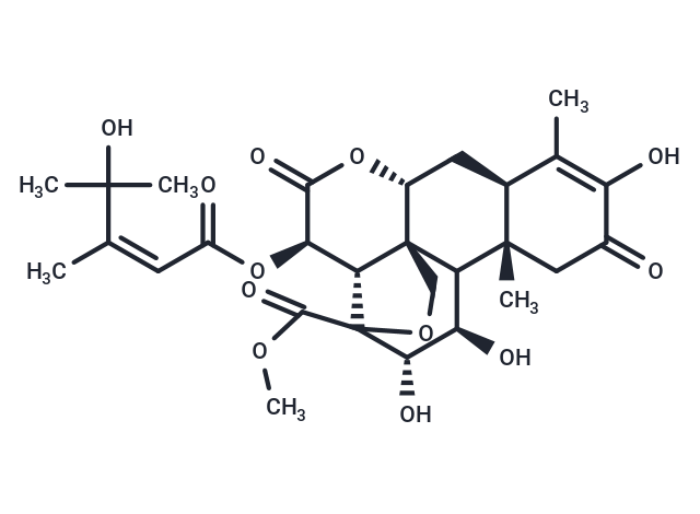 Bruceine C Chemical Structure