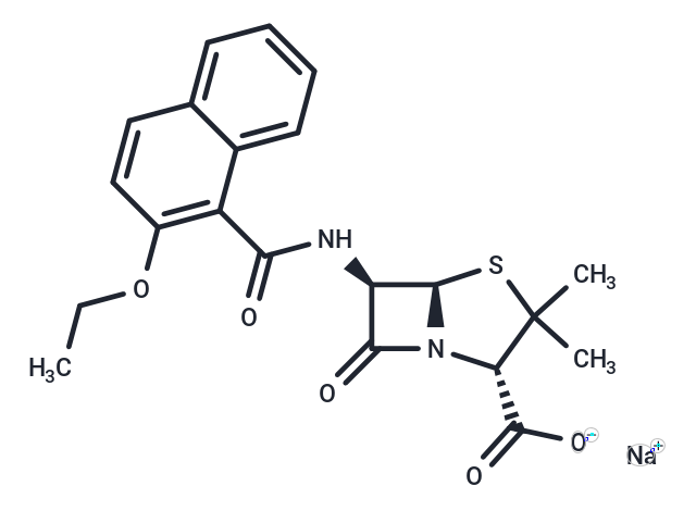 Nafcillin sodium Chemical Structure