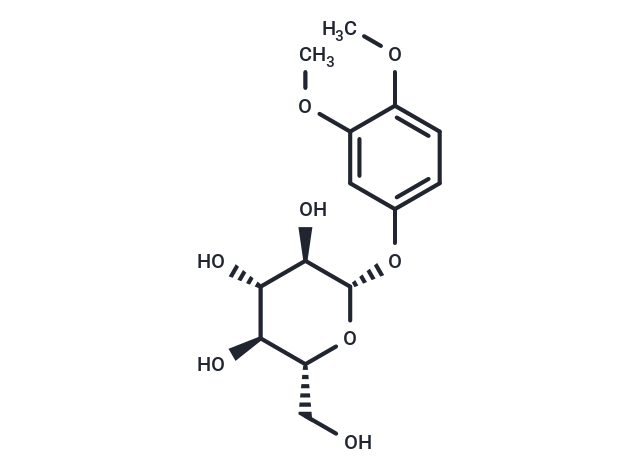 3,4-Dimethoxyphenyl beta-D-glucoside Chemical Structure