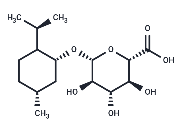 Menthol glucuronide Chemical Structure