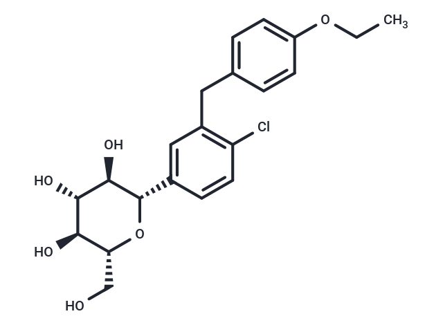 Dapagliflozin Chemical Structure