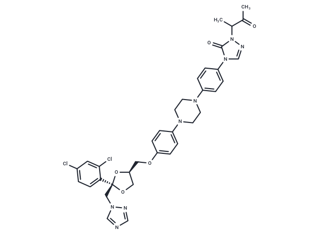 Keto-itraconazole Chemical Structure
