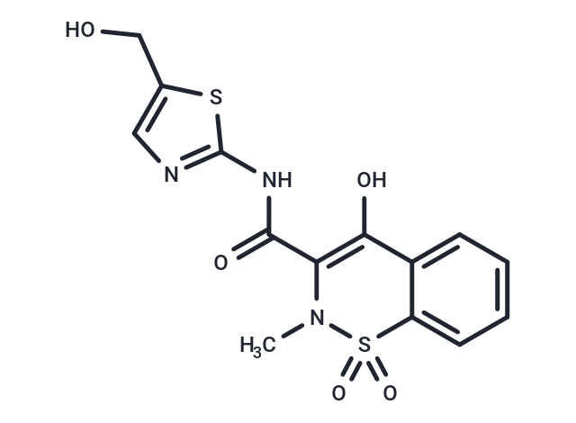 5'-hydroxy Meloxicam Chemical Structure