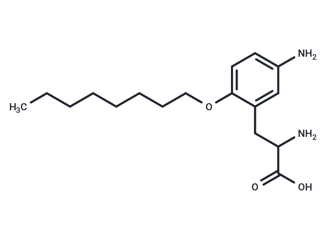Alanine, 3-(5-amino-2-(octyloxy)phenyl)- Chemical Structure