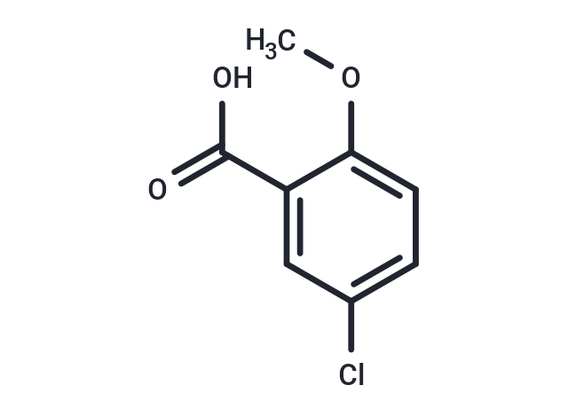 5-Chloro-2-methoxybenzoic acid Chemical Structure