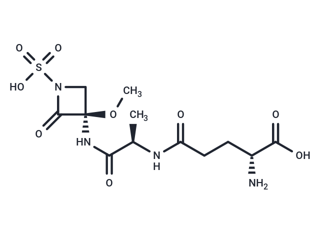 Sulfazecin free acid Chemical Structure
