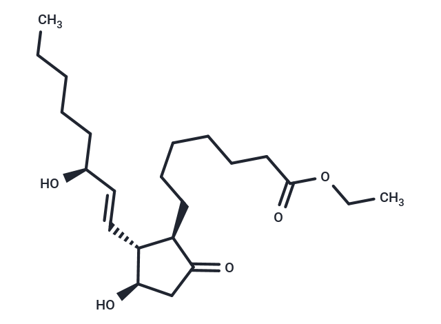Alprostadil ethyl ester Chemical Structure
