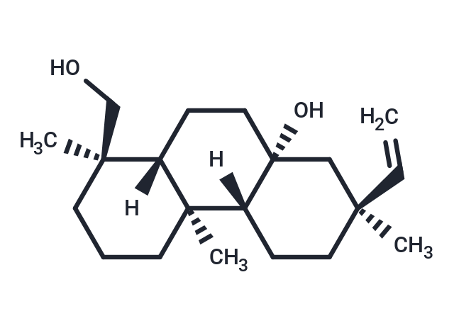 15-Isopimarene-8,18-diol Chemical Structure