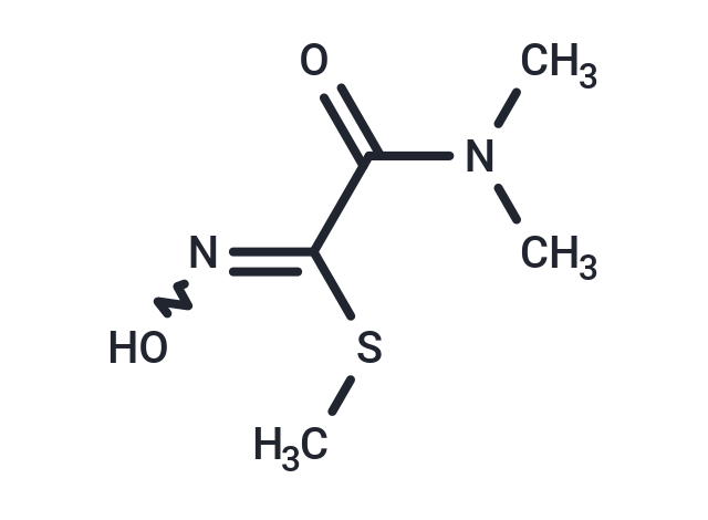 Oxamyl oxime Chemical Structure